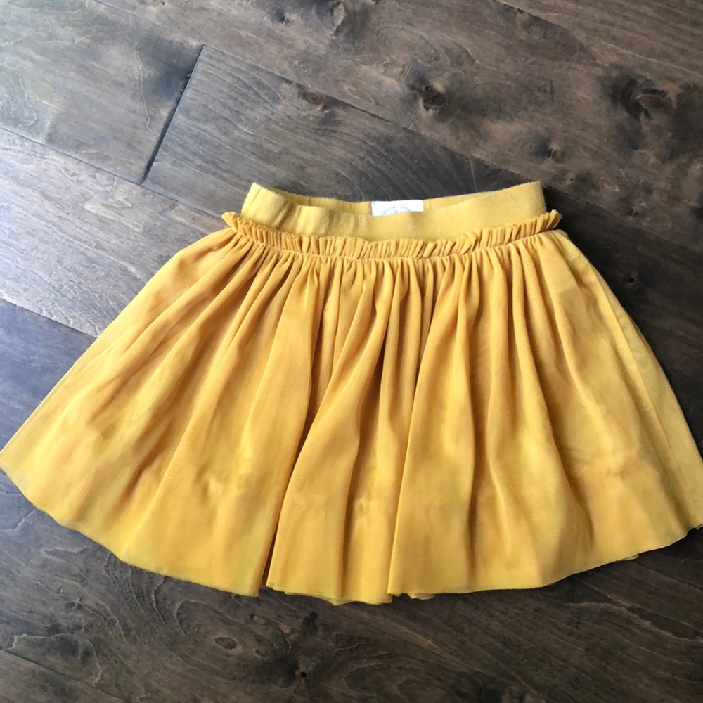 PRECIOUS Taylor Joelle Girls Mustard Size 6 Skirt